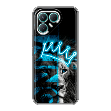 Силиконовый чехол на Tecno Pova 7 Pro 5G с принтом Король лев Силиконовый чехол на Tecno Pova 7 Pro 5G с принтом Король лев