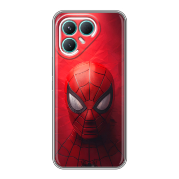 Силиконовый чехол на Tecno Pova 7 Pro 5G с принтом Spiderman Человек паук Силиконовый чехол на Tecno Pova 7 Pro 5G с принтом Spiderman Человек паук