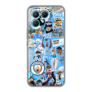 Силиконовый чехол на Tecno Pova 7 Pro 5G с принтом Man City Манчестер Сити Силиконовый чехол на Tecno Pova 7 Pro 5G с принтом Man City Манчестер Сити