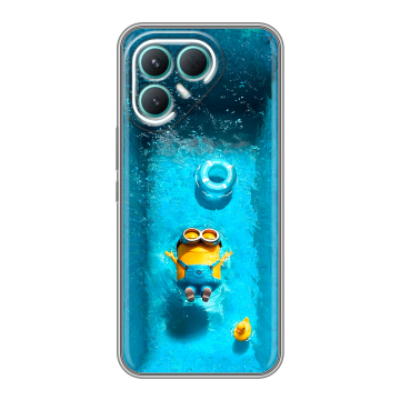 Силиконовый чехол на Tecno Pova 7 Pro 5G с принтом Миньоны Силиконовый чехол на Tecno Pova 7 Pro 5G с принтом Миньоны