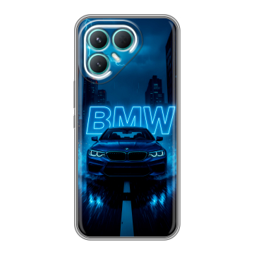 Силиконовый чехол на Tecno Pova 7 Pro 5G с принтом BMW БМВ Силиконовый чехол на Tecno Pova 7 Pro 5G с принтом BMW БМВ