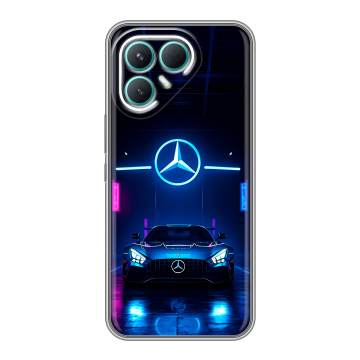 Силиконовый чехол на Tecno Pova 7 Pro 5G с принтом Mercedes Мерседес Силиконовый чехол на Tecno Pova 7 Pro 5G с принтом Mercedes Мерседес