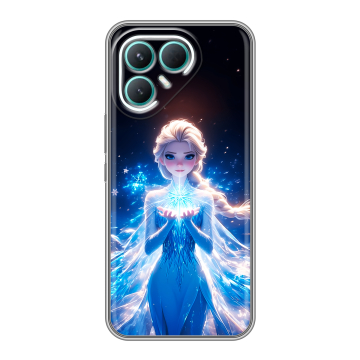 Силиконовый чехол на Tecno Pova 7 Pro 5G с принтом Холодное сердце Frozen Силиконовый чехол на Tecno Pova 7 Pro 5G с принтом Холодное сердце Frozen