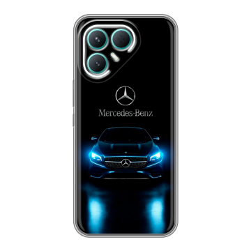 Силиконовый чехол на Tecno Pova 7 Pro 5G с принтом Mercedes Мерседес