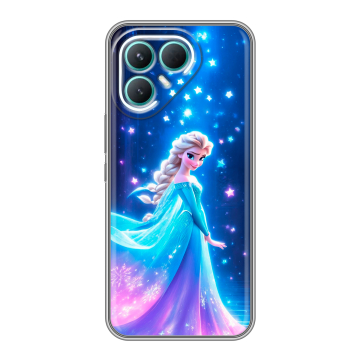 Силиконовый чехол на Tecno Pova 7 Pro 5G с принтом Холодное сердце Frozen Силиконовый чехол на Tecno Pova 7 Pro 5G с принтом Холодное сердце Frozen