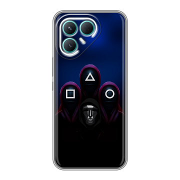 Силиконовый чехол на Tecno Pova 7 Pro 5G с принтом Игра Кальмара