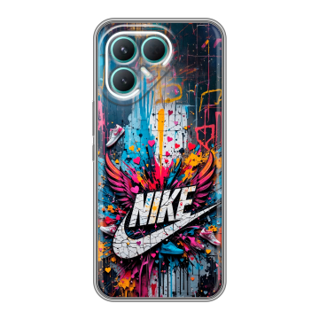 Силиконовый чехол на Tecno Pova 7 Pro 5G с принтом Nike Найк