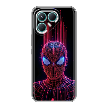 Силиконовый чехол на Tecno Pova 7 Pro 5G с принтом Spiderman Человек паук