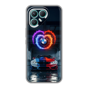 Силиконовый чехол на Tecno Pova 7 Pro 5G с принтом BMW БМВ