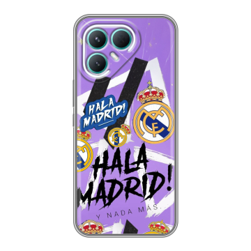 Силиконовый чехол на Tecno Pova 7 Pro 5G с принтом Real Madrid Реал Мадрид