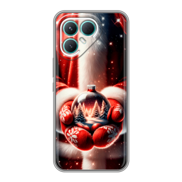 Силиконовый чехол на Tecno Pova 7 Pro 5G с принтом Новый год