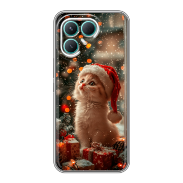 Силиконовый чехол на Tecno Pova 7 Pro 5G с принтом Новый год