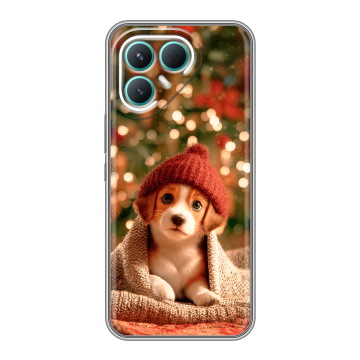 Силиконовый чехол на Tecno Pova 7 Pro 5G с принтом Новый год