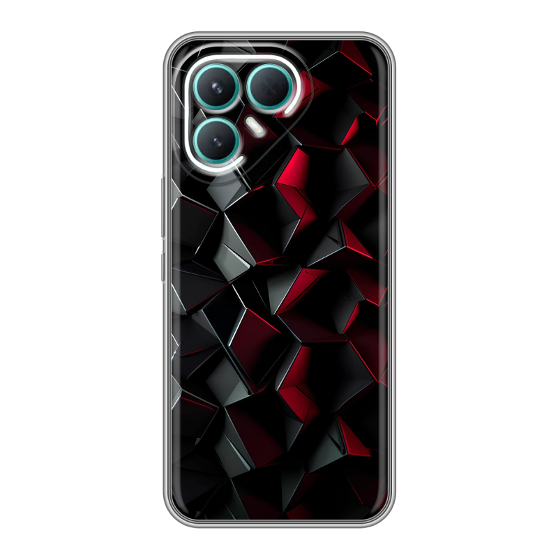 Силиконовый чехол на Tecno Pova 7 Pro 5G с принтом Абстракция Силиконовый чехол на Tecno Pova 7 Pro 5G с принтом Абстракция