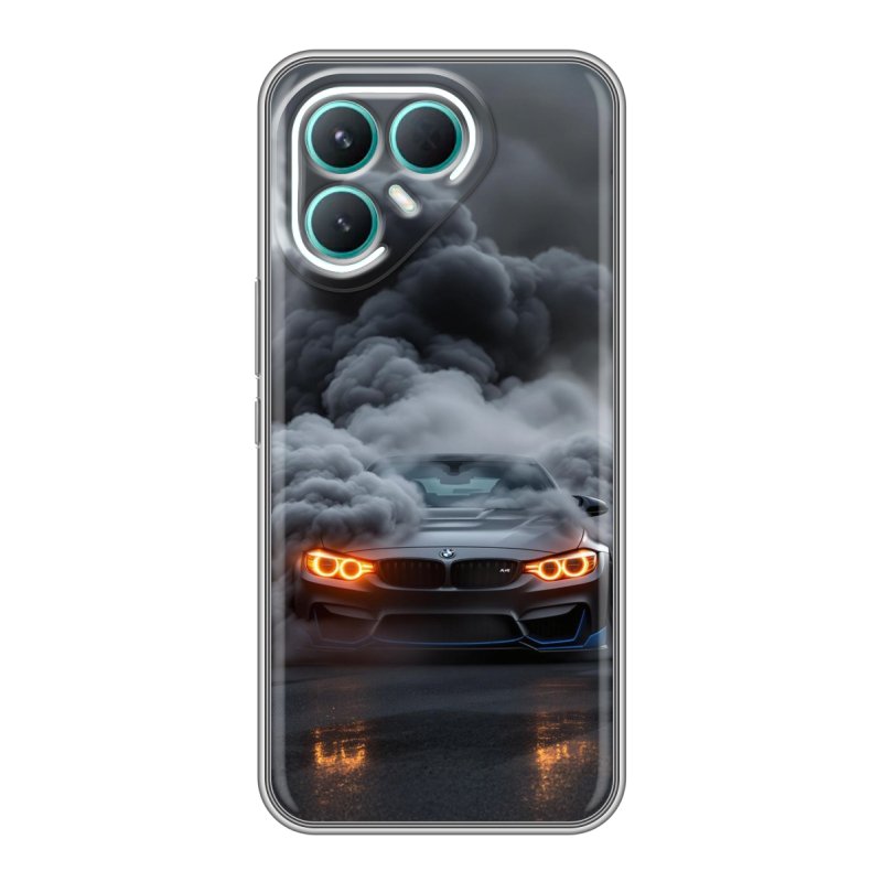Силиконовый чехол на Tecno Pova 7 Pro 5G с принтом BMW БМВ Силиконовый чехол на Tecno Pova 7 Pro 5G с принтом BMW БМВ