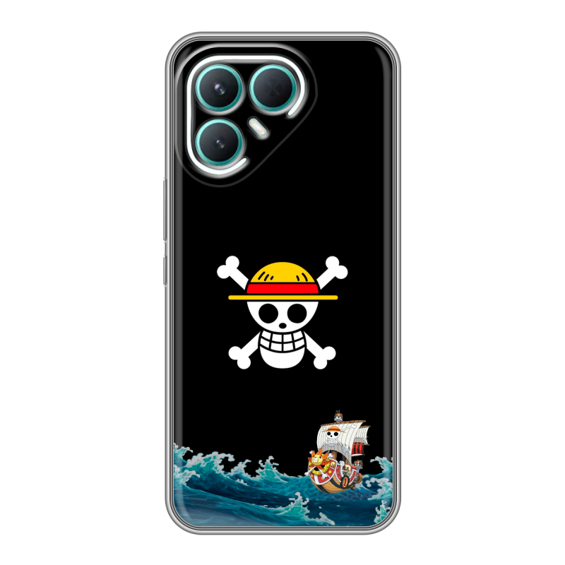 Силиконовый чехол на Tecno Pova 7 Pro 5G с принтом One Piece Ван Пис Силиконовый чехол на Tecno Pova 7 Pro 5G с принтом One Piece Ван Пис