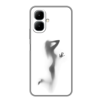 Силиконовый чехол на Infinix Smart 10 с принтом Силуэт Силиконовый чехол на Infinix Smart 10 с принтом Силуэт