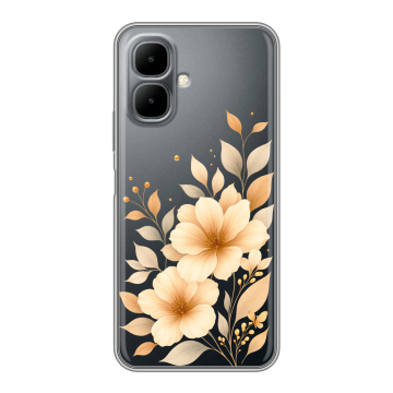 Силиконовый чехол на Infinix Smart 10 с принтом для девушки