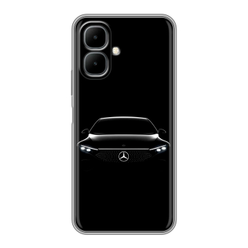 Силиконовый чехол на Infinix Smart 10 с принтом Mercedes Мерседес Силиконовый чехол на Infinix Smart 10 с принтом Mercedes Мерседес