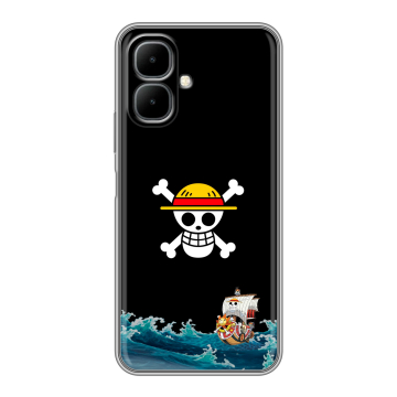 Силиконовый чехол на Infinix Smart 10 с принтом One Piece Ван Пис Силиконовый чехол на Infinix Smart 10 с принтом One Piece Ван Пис