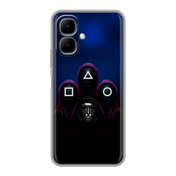 Силиконовый чехол на Infinix Smart 10 с принтом Игра Кальмара