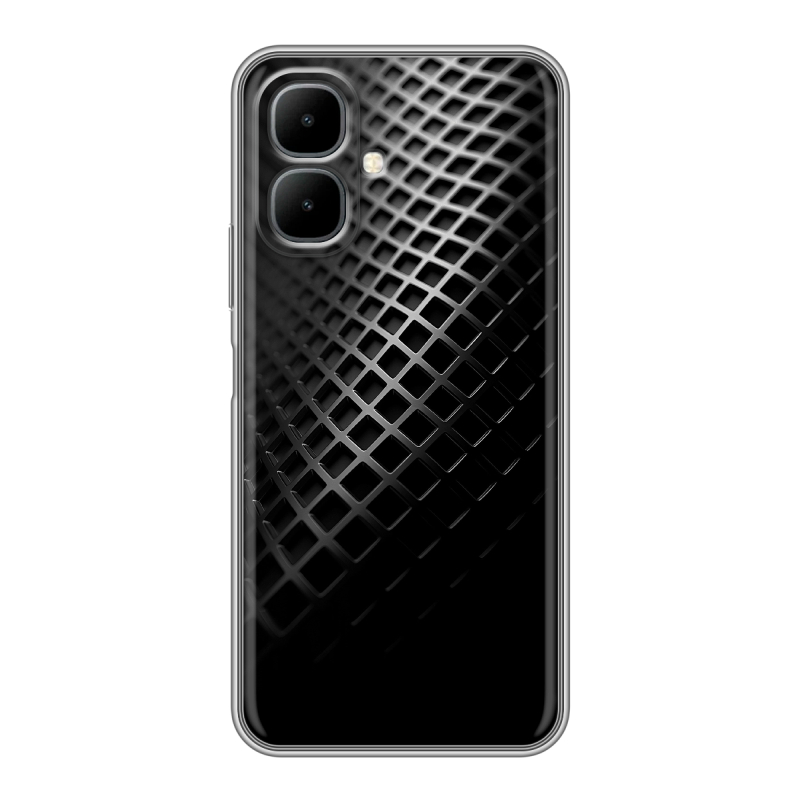 Силиконовый чехол на Infinix Smart 10 с принтом Текстура металла Силиконовый чехол на Infinix Smart 10 с принтом Текстура металла