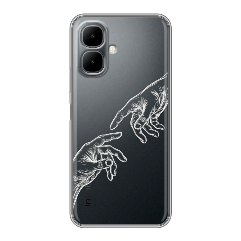 Силиконовый чехол на Infinix Smart 10 с принтом Сотворение мира Силиконовый чехол на Infinix Smart 10 с принтом Сотворение мира