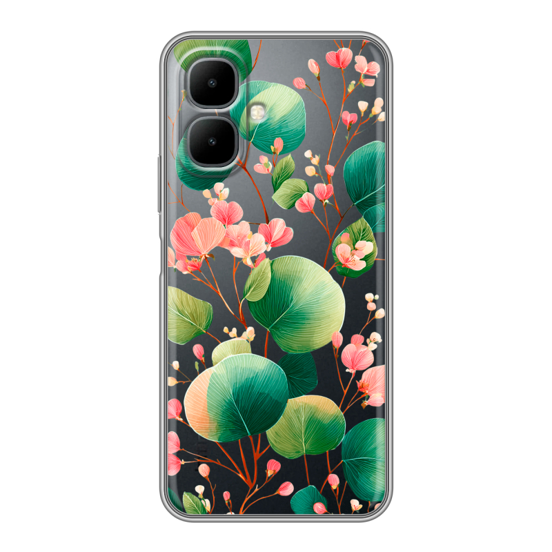 Силиконовый чехол на Infinix Smart 10 с принтом женский Силиконовый чехол на Infinix Smart 10 с принтом женский