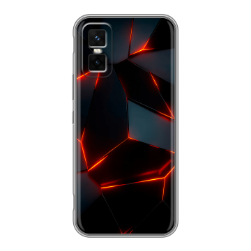 Силиконовый чехол на Infinix GT 30 Pro с принтом Яркие абстракции