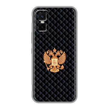 Силиконовый чехол на Infinix GT 30 Pro с принтом Герб России принт Силиконовый чехол на Infinix GT 30 Pro с принтом Герб России принт
