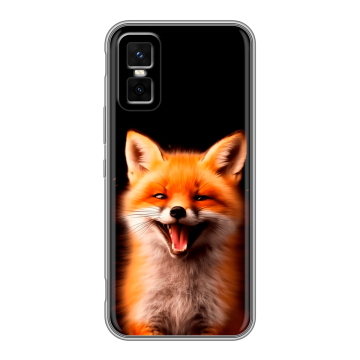 Силиконовый чехол на Infinix GT 30 Pro с принтом Лиса Силиконовый чехол на Infinix GT 30 Pro с принтом Лиса
