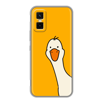 Силиконовый чехол на Infinix GT 30 Pro с принтом Утка Силиконовый чехол на Infinix GT 30 Pro с принтом Утка