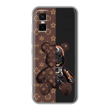 Силиконовый чехол на Infinix GT 30 Pro с принтом Луи робот