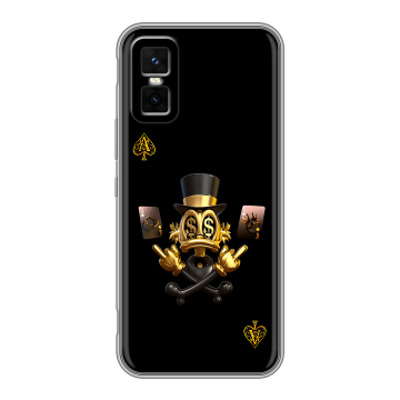 Силиконовый чехол на Infinix GT 30 Pro с принтом Золотой скрудж макдак