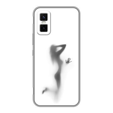 Силиконовый чехол на Infinix GT 30 Pro с принтом Силуэт