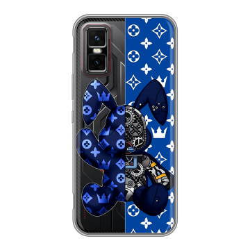 Силиконовый чехол на Infinix GT 30 Pro с принтом Луи робот
