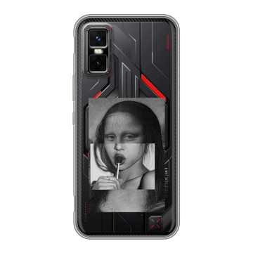 Силиконовый чехол на Infinix GT 30 Pro с принтом Мона Лиза
