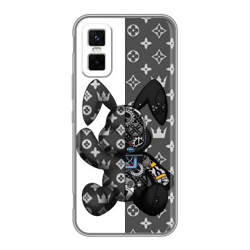 Силиконовый чехол на Infinix GT 30 Pro с принтом Луи робот