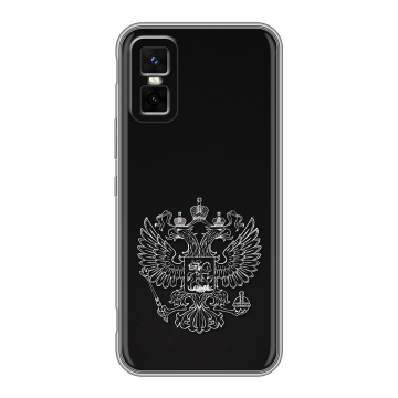 Силиконовый чехол на Infinix GT 30 Pro с принтом Герб России