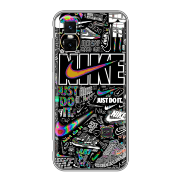 Силиконовый чехол на Infinix GT 30 Pro с принтом Найк