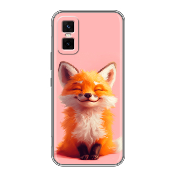 Силиконовый чехол на Infinix GT 30 Pro с принтом милая лиса