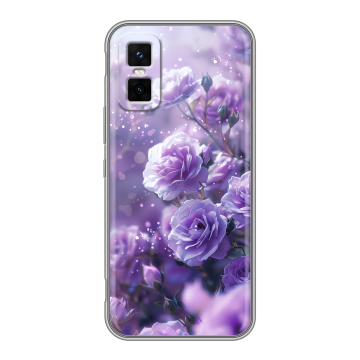 Силиконовый чехол на Infinix GT 30 Pro с принтом Розы цветы
