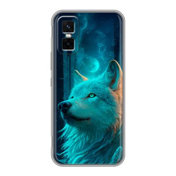 Силиконовый чехол на Infinix GT 30 Pro с принтом бабочки саккура