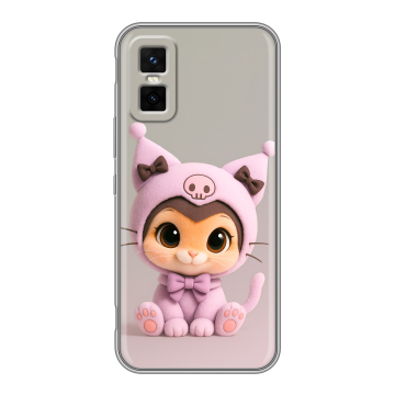 Силиконовый чехол на Infinix GT 30 Pro с принтом Куроми Kuromi 