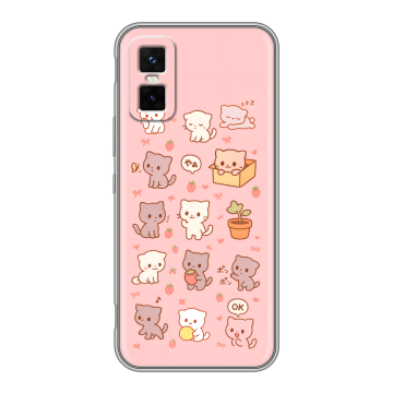 Силиконовый чехол на Infinix GT 30 Pro с принтом Hello Kitty Хелоу Кити