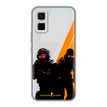 Силиконовый чехол на Infinix GT 30 Pro с принтом Контер страйк Counter strike