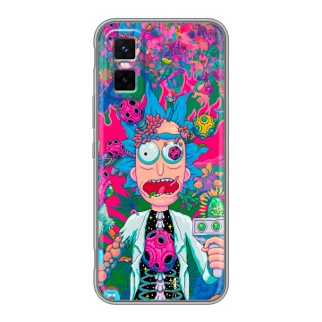 Силиконовый чехол на Infinix GT 30 Pro с принтом Рик и Морти Rick Morty Силиконовый чехол на Infinix GT 30 Pro с принтом Рик и Морти Rick Morty