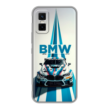 Силиконовый чехол на Infinix GT 30 Pro с принтом БМВ BMW Силиконовый чехол на Infinix GT 30 Pro с принтом БМВ BMW