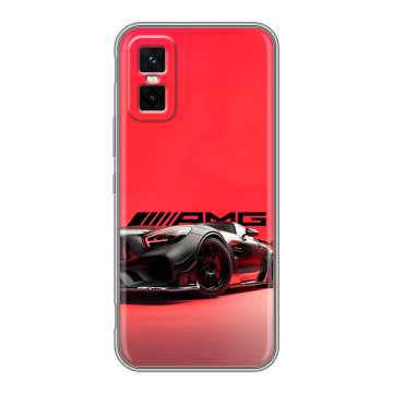 Силиконовый чехол на Infinix GT 30 Pro с принтом Мерседес Mercedes AMG Силиконовый чехол на Infinix GT 30 Pro с принтом Мерседес Mercedes AMG