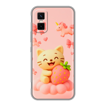Силиконовый чехол на Infinix GT 30 Pro с принтом для девочек